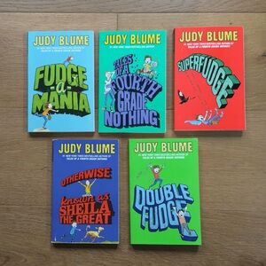 Judy Blume Book Set Fudge Series - Like new